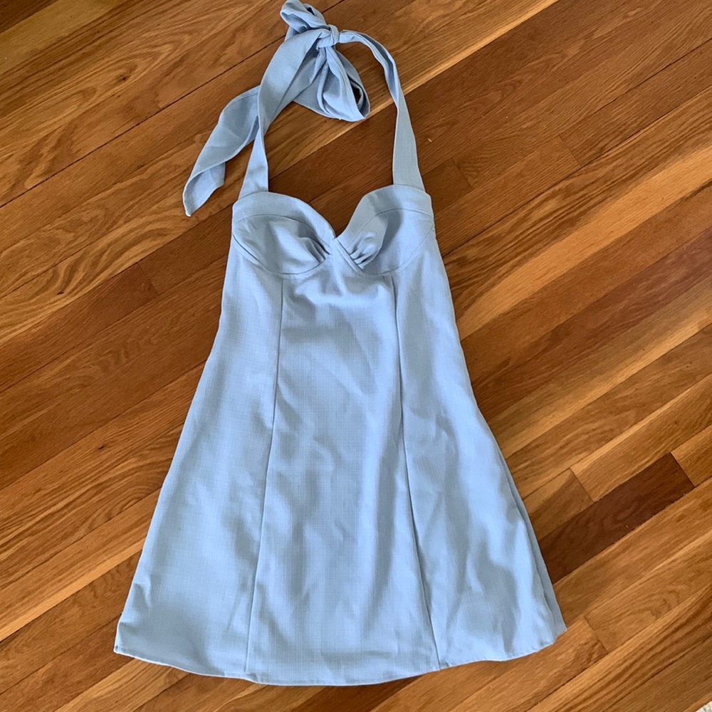 NWT Senna Halter Mini Dress - Periwinkle
